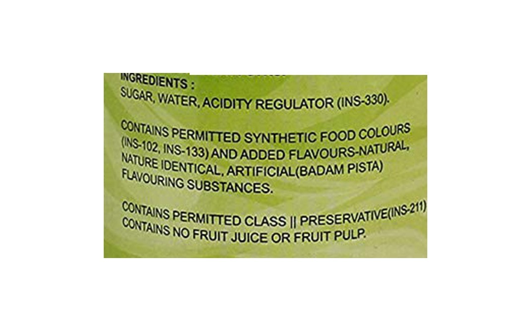 Raj Mandir Badam Pista Syrup    Plastic Bottle  750 millilitre